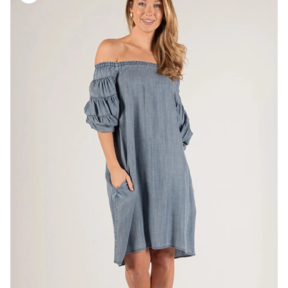 Denim dress